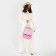 Bag Women's beach on lightning, pink color