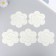 The workpiece of Foamiran "Flower Curly" 10x9.5 cm set 5 pcs. Shampan