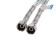 Flexible eyeliner for the Aqualine mixer, 60 cm, set 2 pcs.