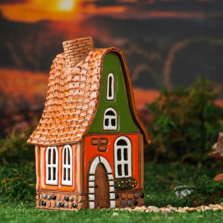 Aroma lace house "Bell", handmade, mix, 16 cm