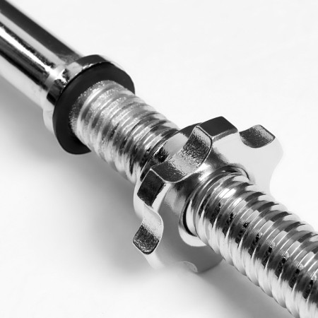 The bar for the rod is straight, metal, chrome, d = 28 mm, 120 cm-2