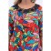 Female blouse, size 50, red color