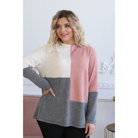 Female jumper, size 52, beige color-8