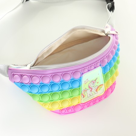 Bag's bag with lightning, lilac color-3