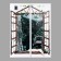 Stick plastic interior color "window in the garden" 30x80 cm set 2 sheets