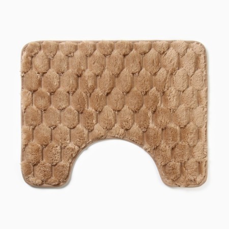 Bathroom mat Ethel "Rombs", col. Beige, 40x50 cm-4