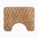 Bathroom mat Ethel "Rombs", col. Beige, 40x50 cm