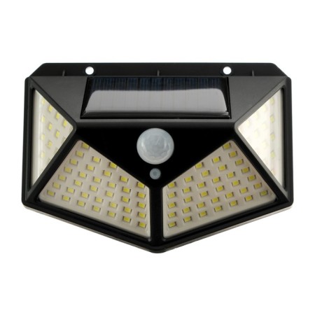 Garden lamp on a sunny battery with a motion sensor, invoice, 13 × 9.5 × 5.5 cm, 100 LED, glow white-4