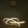Chandelier 1535/1 LED 145W 3000-6000k Dimmer white d.60cm