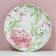 Ceramic “Watercolor” plate, 25.5 cm, white color