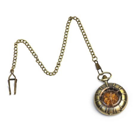 Pocket mechanical watches "Skeleton", D dial-4 cm, 5.5 x 4.5 cm-3