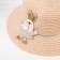 Hat for the girl Minaku "Bunny", pink color, rn 52