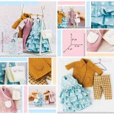 Sewing kit. Clothes for toys of the babies 
