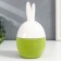 Souvenir Ceramics "Rabbit-Yaiko" Green Flock 15.8x8.5x8.5 cm