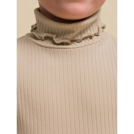 Jumper for girls, height 128 cm, sandy color-3