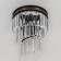 Lamp of the Citilux “Martin” CL332431, 25x32 cm, 3x60W, E14, Black Color
