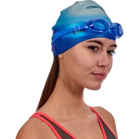 Bradex swimming glasses, a series of "regular", blue, lens-blue color-10