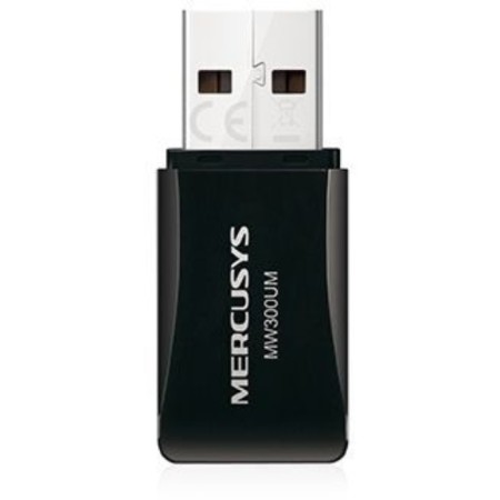 Сетевой адаптер WiFi Mercusys MW300UM N300 USB 2.0-1