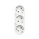 Rosetta Roset, 16a, with salary, 220 V, white, retail packaging.