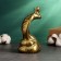 The figure "Snake with the crown" old gold, 7cm