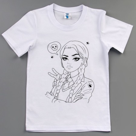 Set for creativity T-shirt-coloring "Gloomy stories", size 140-146 cm-4