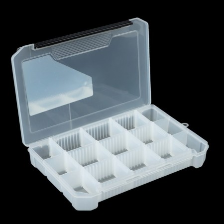 Box for baits KDP-3, 27 x 17.5 x 4 cm, transparent-1