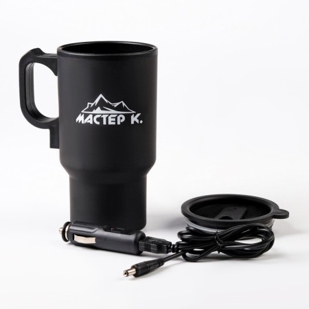 Thermal circle, 450 ml, car "Master K", retains heat 4 hours, 12x17 cm, black