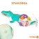 Rubber toy for the bath "Crocodile", 18 cm, with a squeak, crumb me