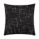 Pillowcase decorative Ethel "Classics", black color, 43*43 cm, 100% p/e