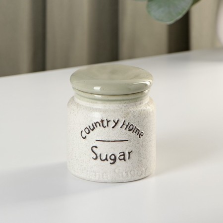 Ceramic serving “House in the village”, 2 subjects: sugar tower 300 ml, milkman 300 ml-4