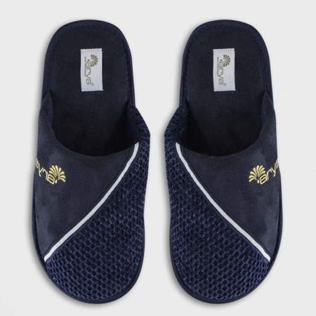 Male slippers, size 40-41, blue color