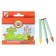 Loops wax 24 colors 7.8 mm, koh-i-noor 8234/24, round, in cardboard packaging, l = 80 mm