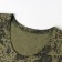 T-shirt men's camouflage pixel, green color, size 50-52
