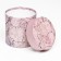 Set of round boxes 5V1 "marble", 25 × 25 ‒15 × 15 cm