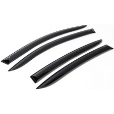 Window deflectors, Rival, Hyundai Sonata 2019-N.V., leaf PMMA, 4pcs, 32312002