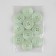 A set of buttons, 4 punctures, d = 22 mm, 10 pcs, olive color