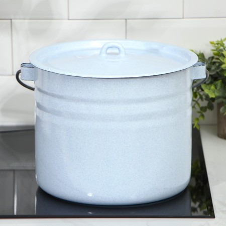 Cylindrical bucket, 9 l, with a lid, color mix-4