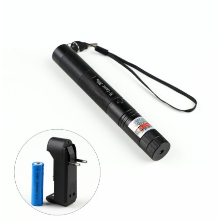 Laser pointer Parish, 1200 mAh, 532 nm, ray 2 km, green beam, 16.6 x 2.1 cm