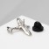 Airplane icon, silver color