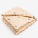 The blanket "Ethel" camel wool 140*205 cm, tick, 300 g/m2