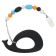 Silicone teether on the holder "Kit", Baby me