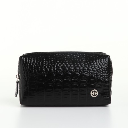 Lightning cosmetic bag, Textura, black color-1