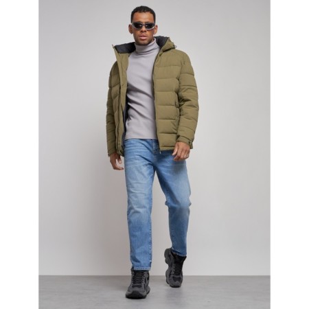 Sports male winter, size 54, khaki color-13