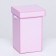 The box is folding, pink, 10 x 18 cm