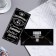 Money envelope "Congratulations!" Crown, black background, 16.5x8 cm
