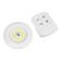 LED lamp, pressure 6500K, from batteries, a set of 3 pcs, the remote control