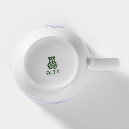 Porcelain mug "Zoomix", 300 ml, white-3