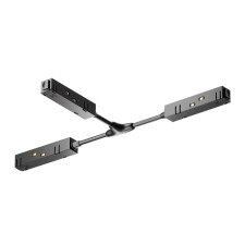 Коннектор питания Т-образный для трековой системы Technical TRA004CWT-22B, 43х23х2 см, цвет чёрный