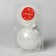 Set of balls plastic D-8 cm, 2 pcs "Shine" stars, silver