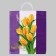 Package "Tender Tulips", polyethylene with a plastic pen, 90 μm 38 x 44 cm